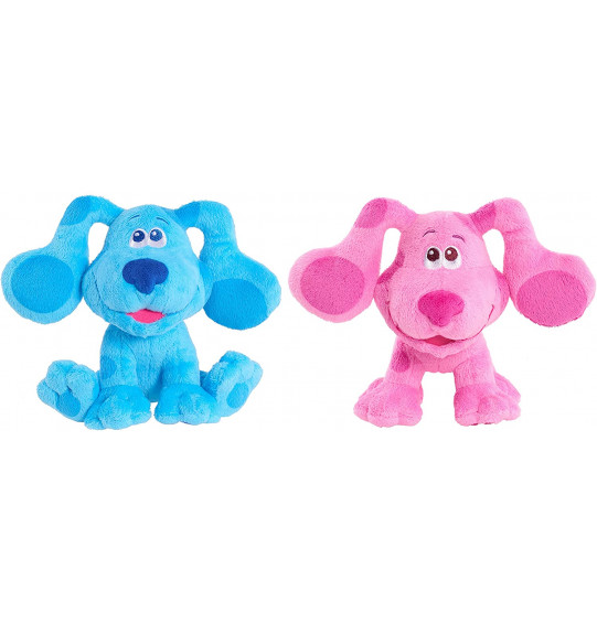 Blue’s Clues & You! Beanbag Plush Blue & Magenta 2-Pack, by Just Play