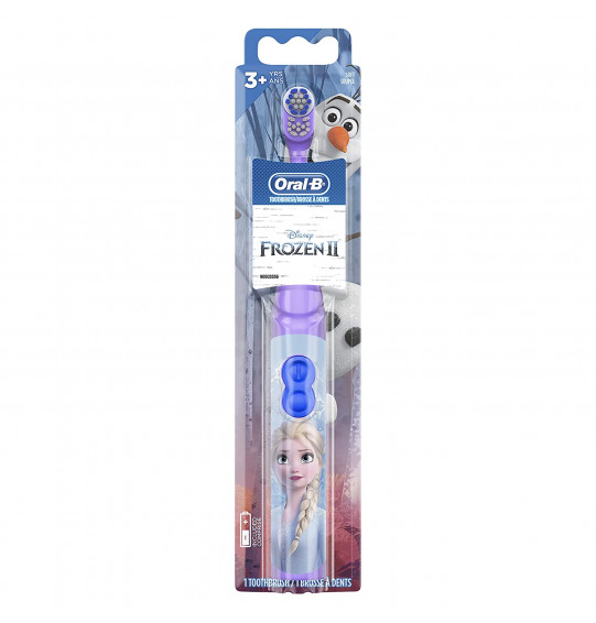 Oral-B Kids Battery Power Electric Toothbrush Featuring Disney's Frozen for Children and Toddlers